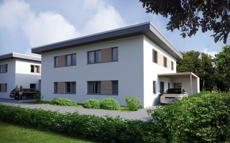 Doppelhaushälfte als Effizienzhaus 40 Günstige Zinsen bei möglicher Wohnbauförderung NRW.Bank + KfW, 48599 Gronau (Westfalen), Doppelhaushälfte